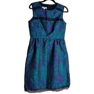 Ivy & Blue for Maggy Boutique Sleeveless A Line Dress Black Purple Blue Women